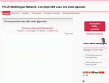 Tablet Screenshot of fr.multilingual-network.com
